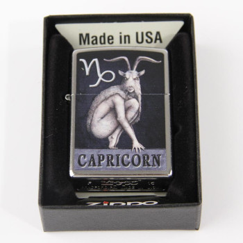 Zippo satin finish color "Zodiac Capricorn" 60000921 - 1