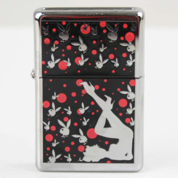 Zippo chrom Playboy Crown Stamp 1210184 - 1