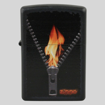 Zippo schwarz color Zipped  2002680 - 1