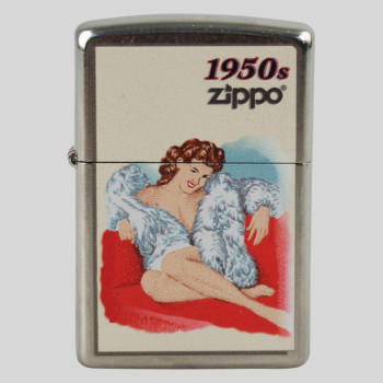 Zippo street chrom color Pin Up Girl 1950 2003132 - 1
