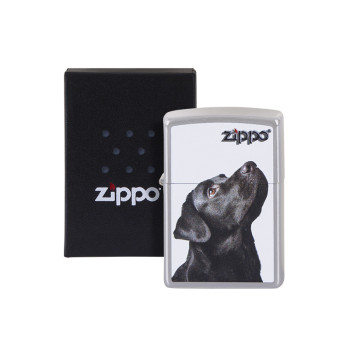 ZIPPO street chrome color "Black Lab" 60000206 - 1