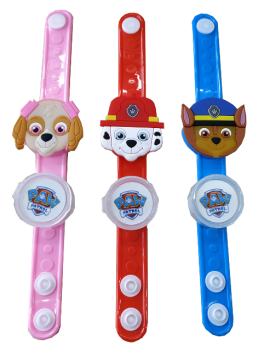 Paw Patrol Blinking BRACELET svítící náramek s cukrovinkou 10g
