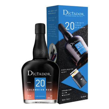 Dictador 20YO 0,7L 40% 2020 + wallet