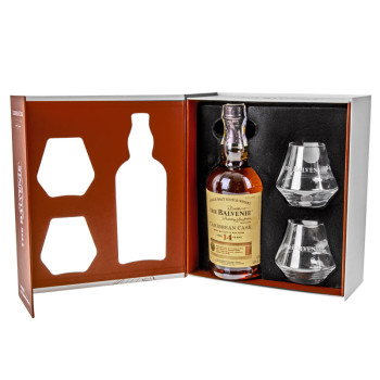 Balvenie Malt 14Y Caribbean Cask 0,7l 43% +2 Glasses Giftbox - 2