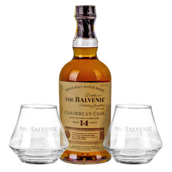 Balvenie Malt 14Y Caribbean Cask 0,7l 43% +2 Glasses Giftbox - 3