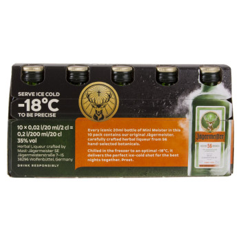 Jägermeister Mini Meister 10 x 0.02L 35% Giftbox - 2