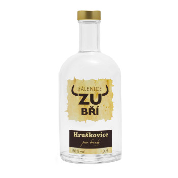 Zubří Pear schnapps 0,5l 50% - 1