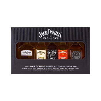 Jack Daniel's Family Of Fine Spitits Vol. 5 x 0.05 l 39% Giftbox
