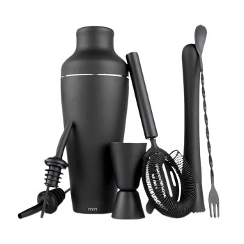 MIKAMAX Coctail Shaker Set Matt Black - 2