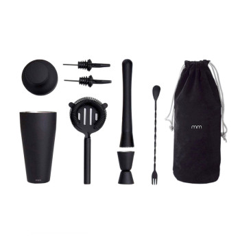 MIKAMAX Coctail Shaker Set Matt Black - 3