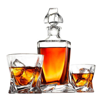 MIKAMAX Twisted Decanter Set - 2
