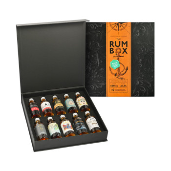 The Rum Box Turquoise Edition 41,2%  10 x 50 ml - 3
