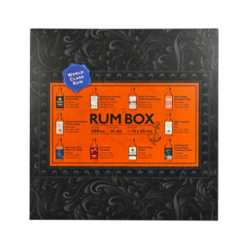 The Rum Box Blue Edition 41,4% 10 x 50 ml