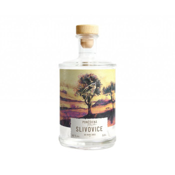 Poněšická plum brandy 0,5 l 50%