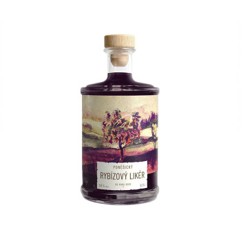 Poněšický currant liqueur 0,5 l 30%