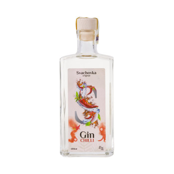 Svachovka Gin  Set : Chili + Levandule +Waxwing 3 x 0,2 l 44,33% - 2