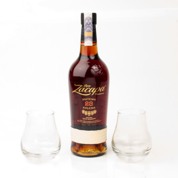 Zacapa 23y 0,7l 40% + 2 Glasses